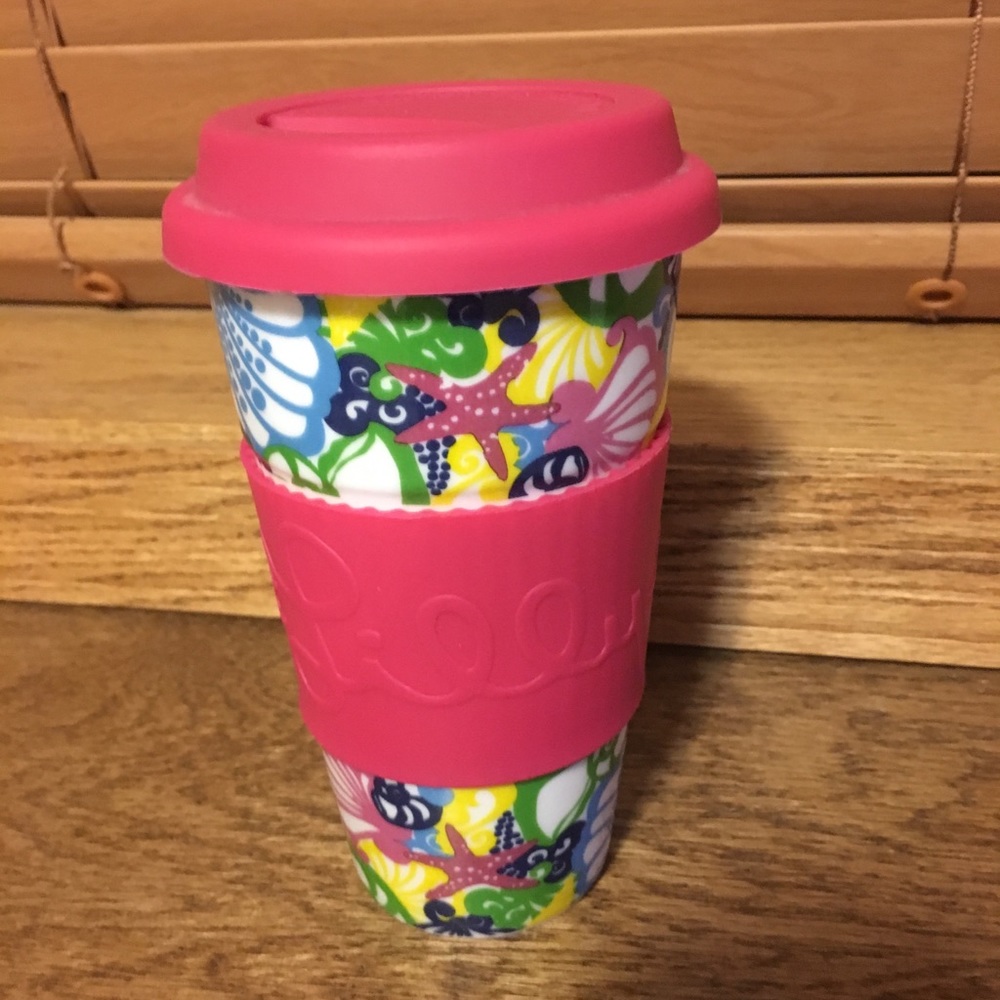 Lilly Pulitzer Ceramic Travel Mug